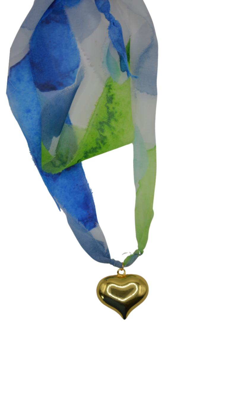 Fabric Charm Necklace