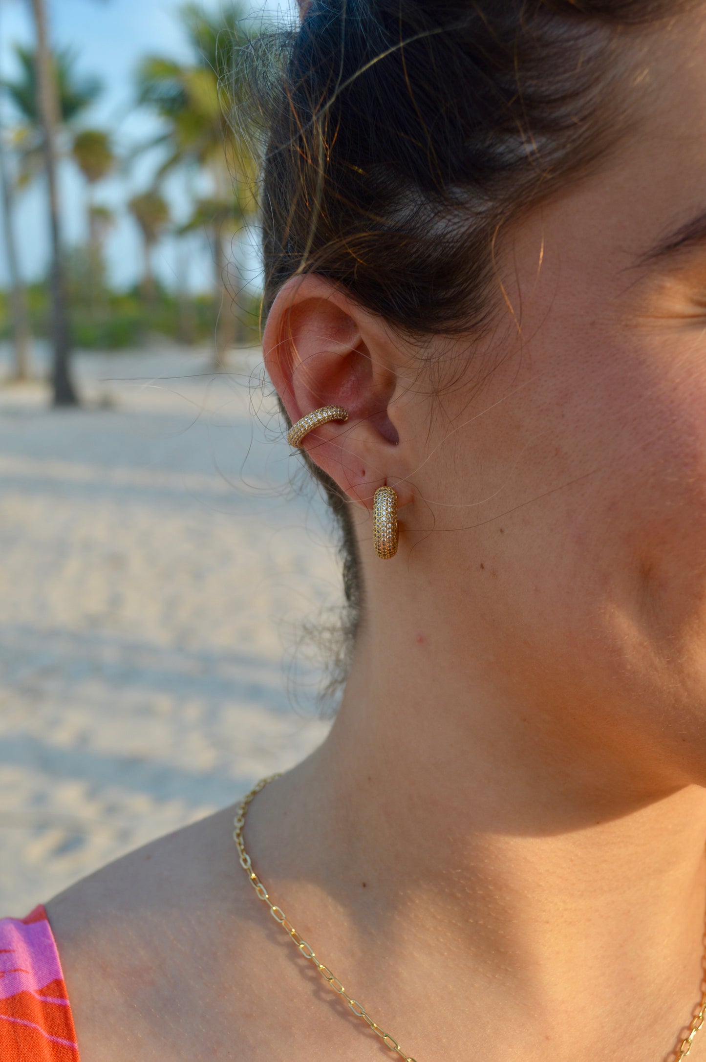 Island Glow Ear Cuff