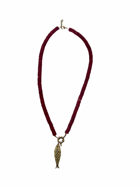 Golden Catch Necklace