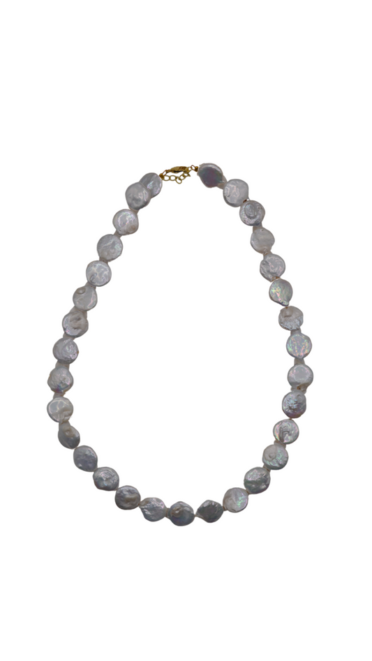 Halo Pearl Necklace